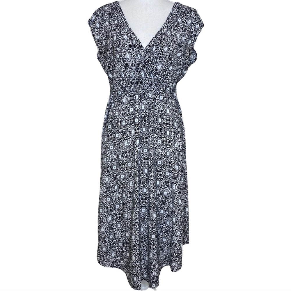 Torrid Abstract Geo Print Midi Dress